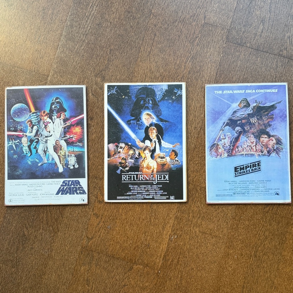 Star Wars Trilogy Vintage Metal Wall Decor